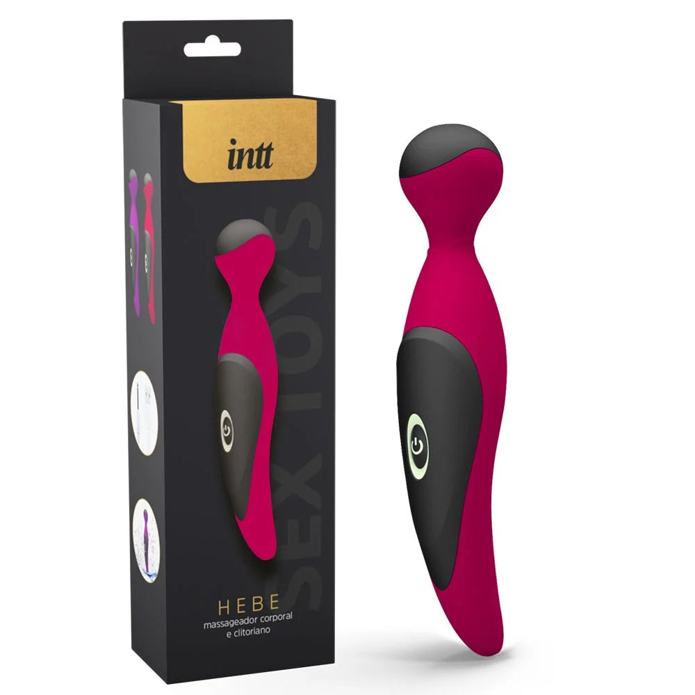 Vibrador Hebe Varinha Mágica Com 7 Modos De Vibração Rosa