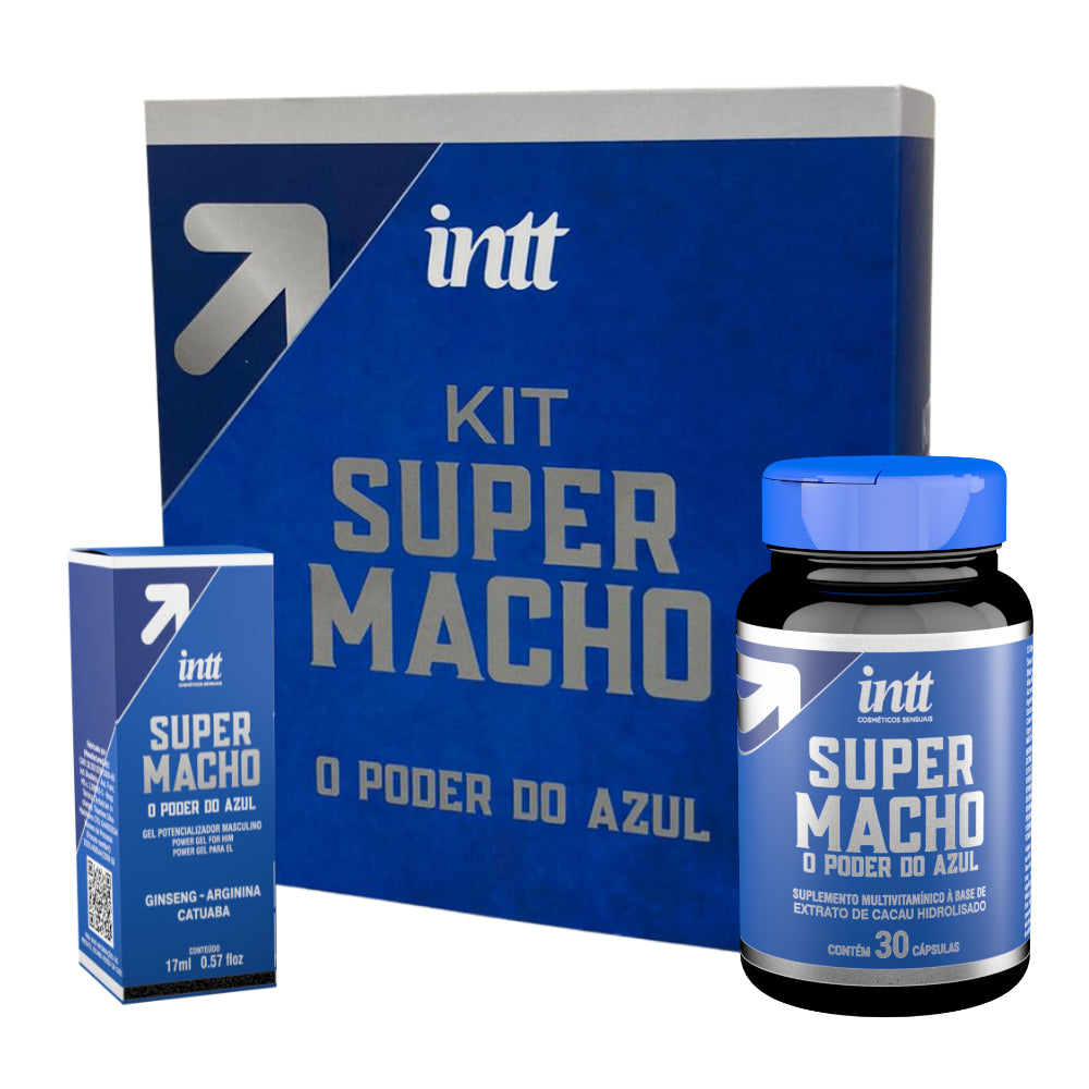 Box Masculina Composto Por Super Macho Gel 17Ml E Super Macho Cápsuals