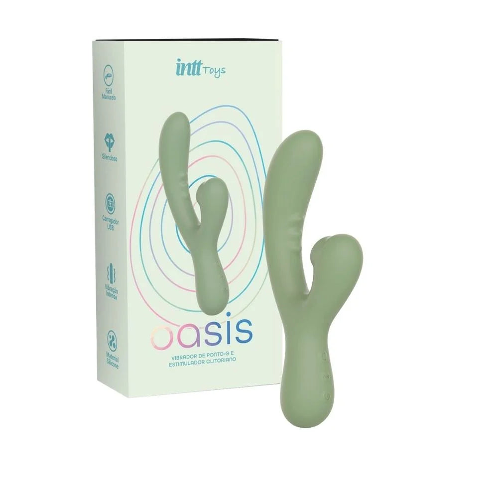 Oasis Vibrador Clitoriano E Vaginal, Recarregável