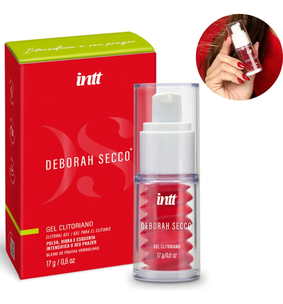 Gel Clitoriano Aquece Vibra Feminino Deborah Secco Intt