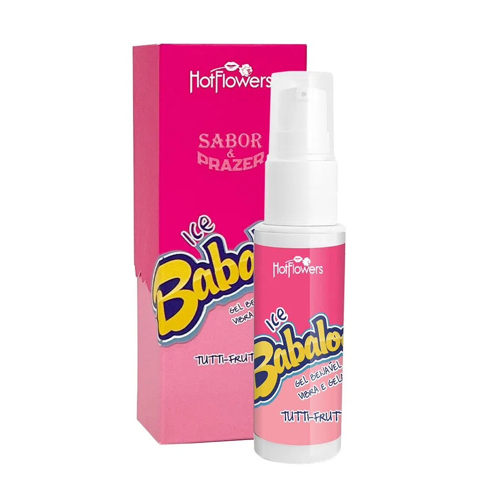 BABALOO ICE GEL BEIJÁVEL VIBRA E GELA 15G