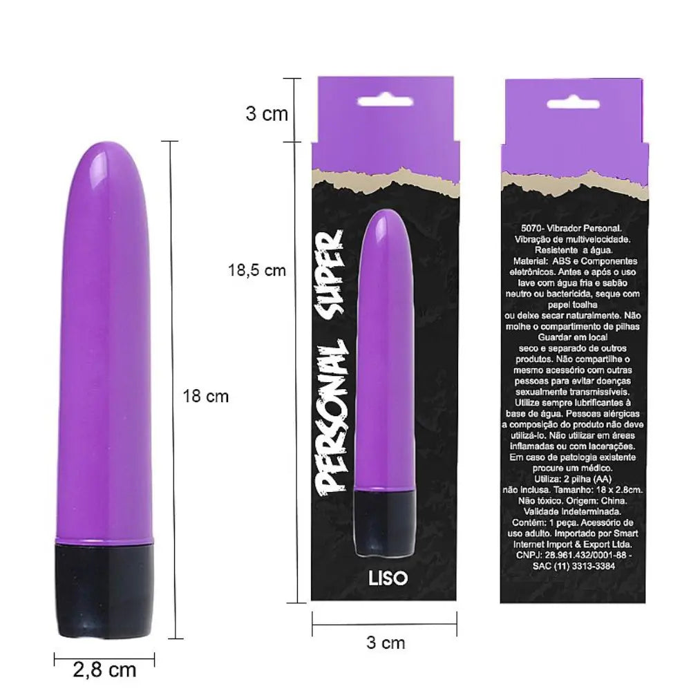 VIBRADOR PERSONAL LISO 17CM