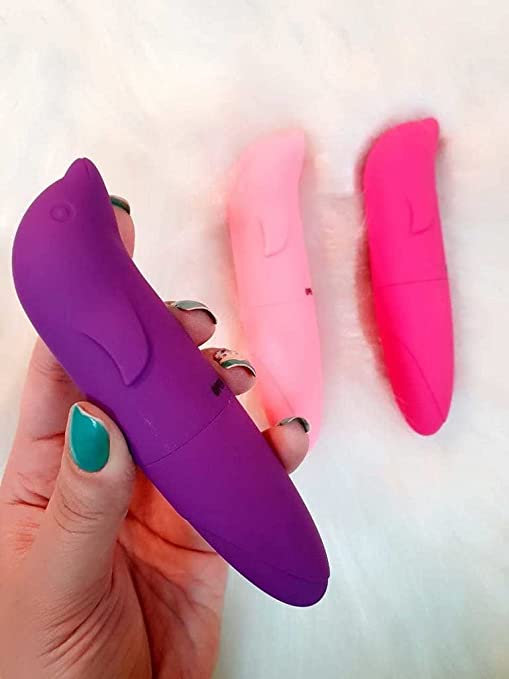 VIBRADOR AVELUDADO PONTO G GOLFINHO MULTIVELOCIDA