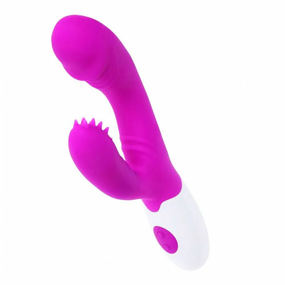 PRETTY LOVE ANDRE VIBRADOR COM ESTIMULADOR CLITORIANO 7 MODOS DE VIBRAÇÃO